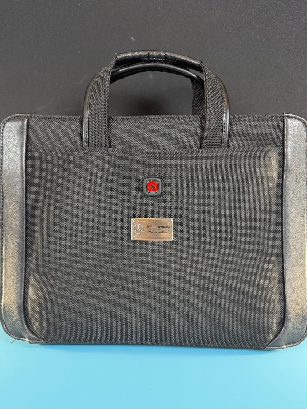 Black Men's Briefcase Laptop Bag
